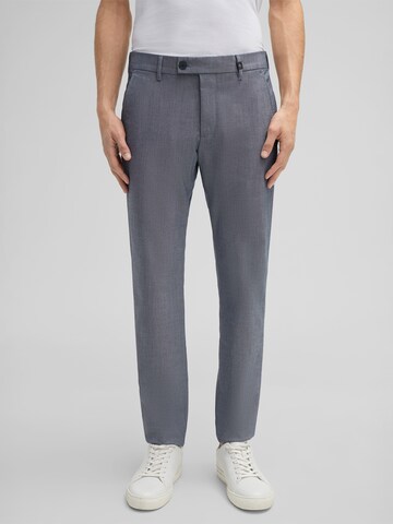 Coupe slim Pantalon chino 'Code' STRELLSON en bleu : devant