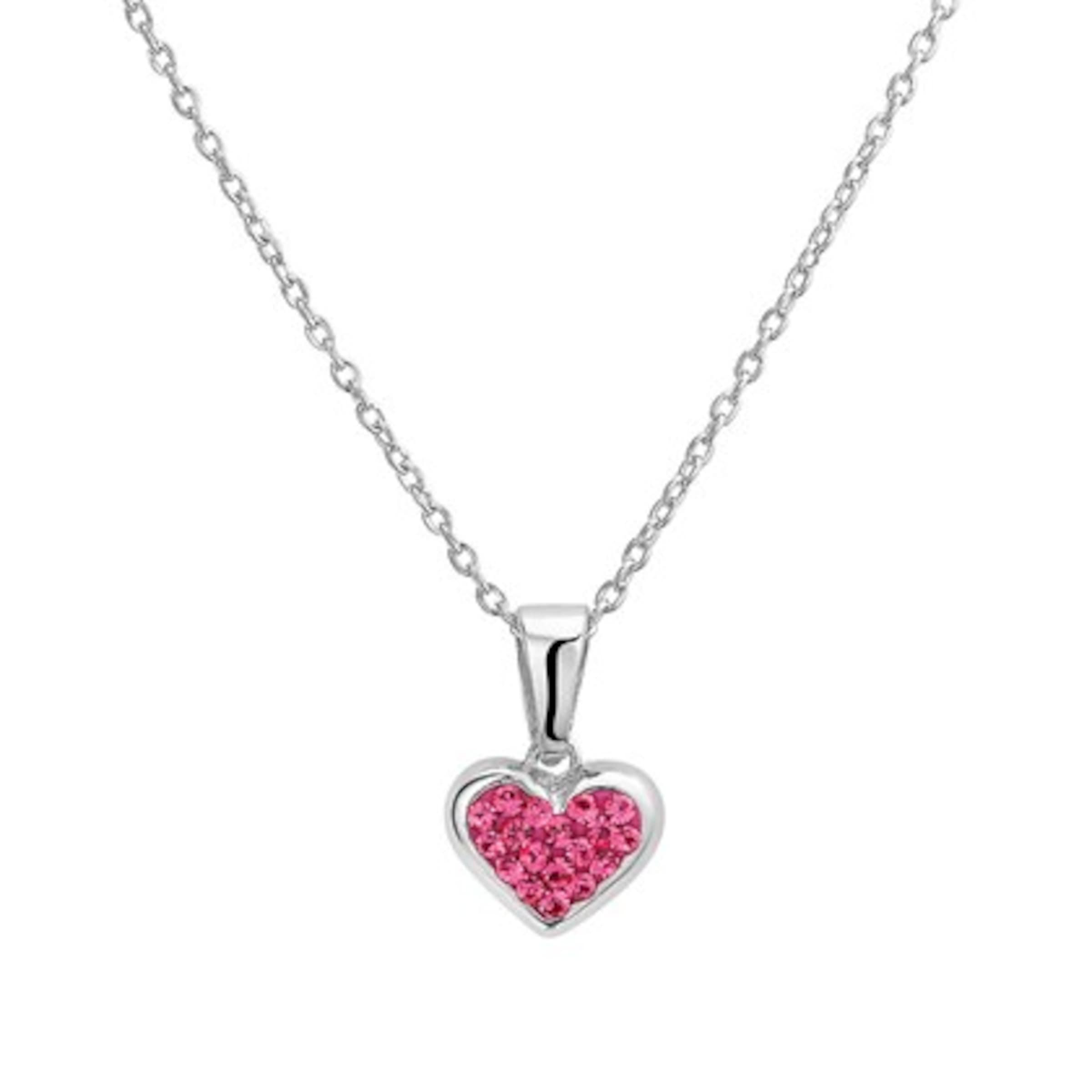 Lucardi Jewelry 'Liebe' in Silver: front