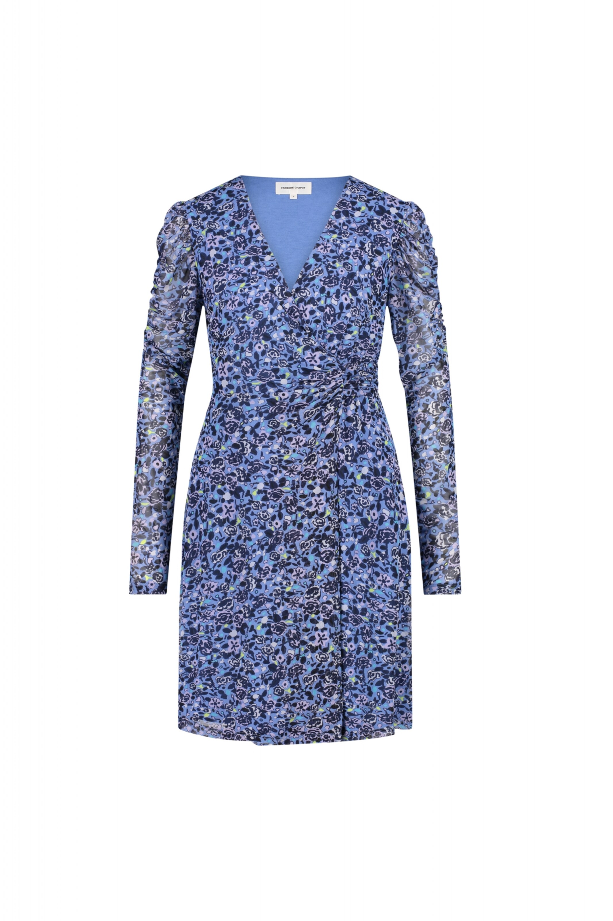Fabienne Chapot Jurk in Blauw: voorkant