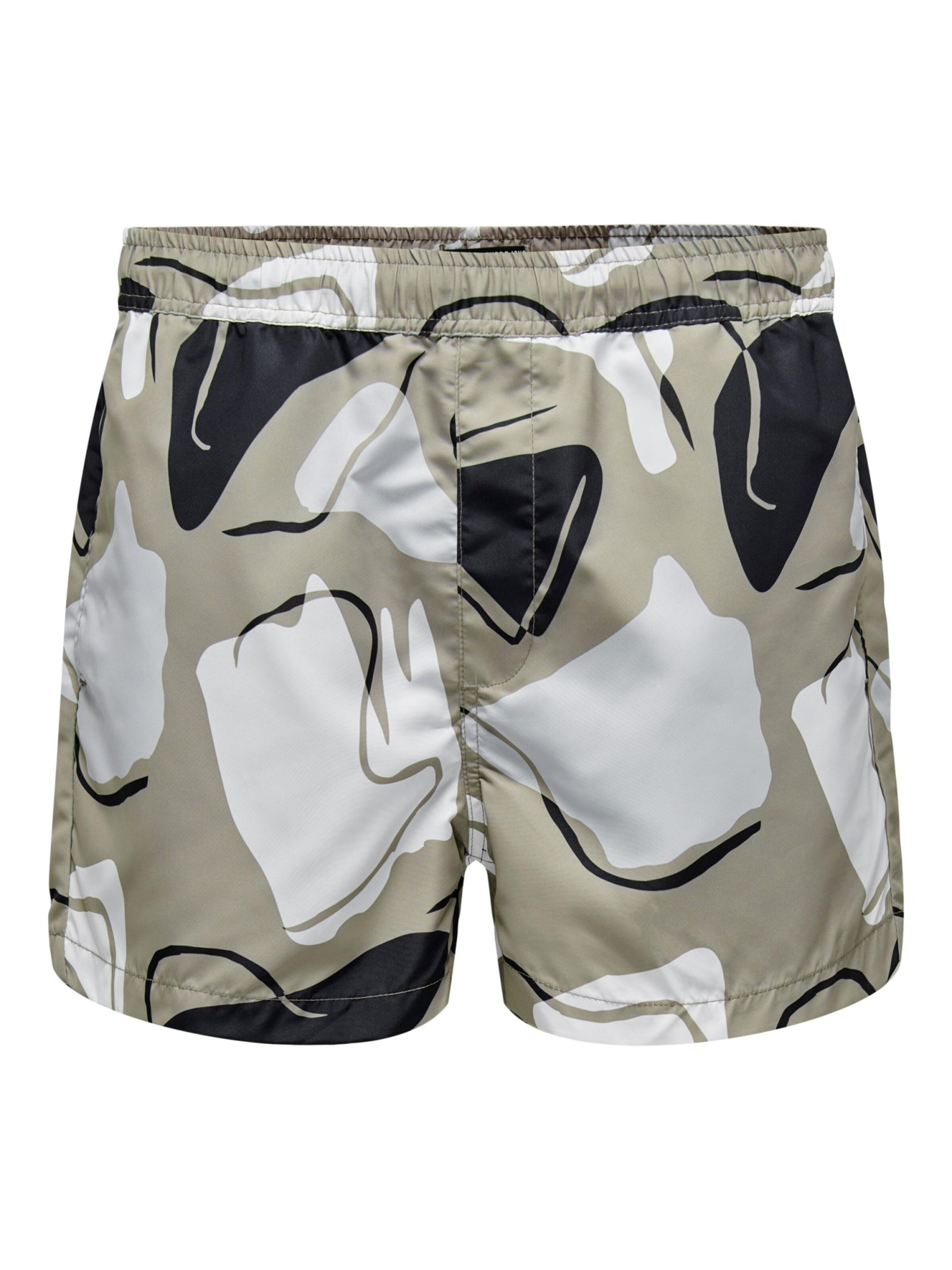 Only & Sons Zwemshorts 'Todd' in Grijs: voorkant