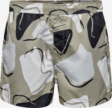 Only & Sons Swim Trunks 'Todd' in Mixed colors: front