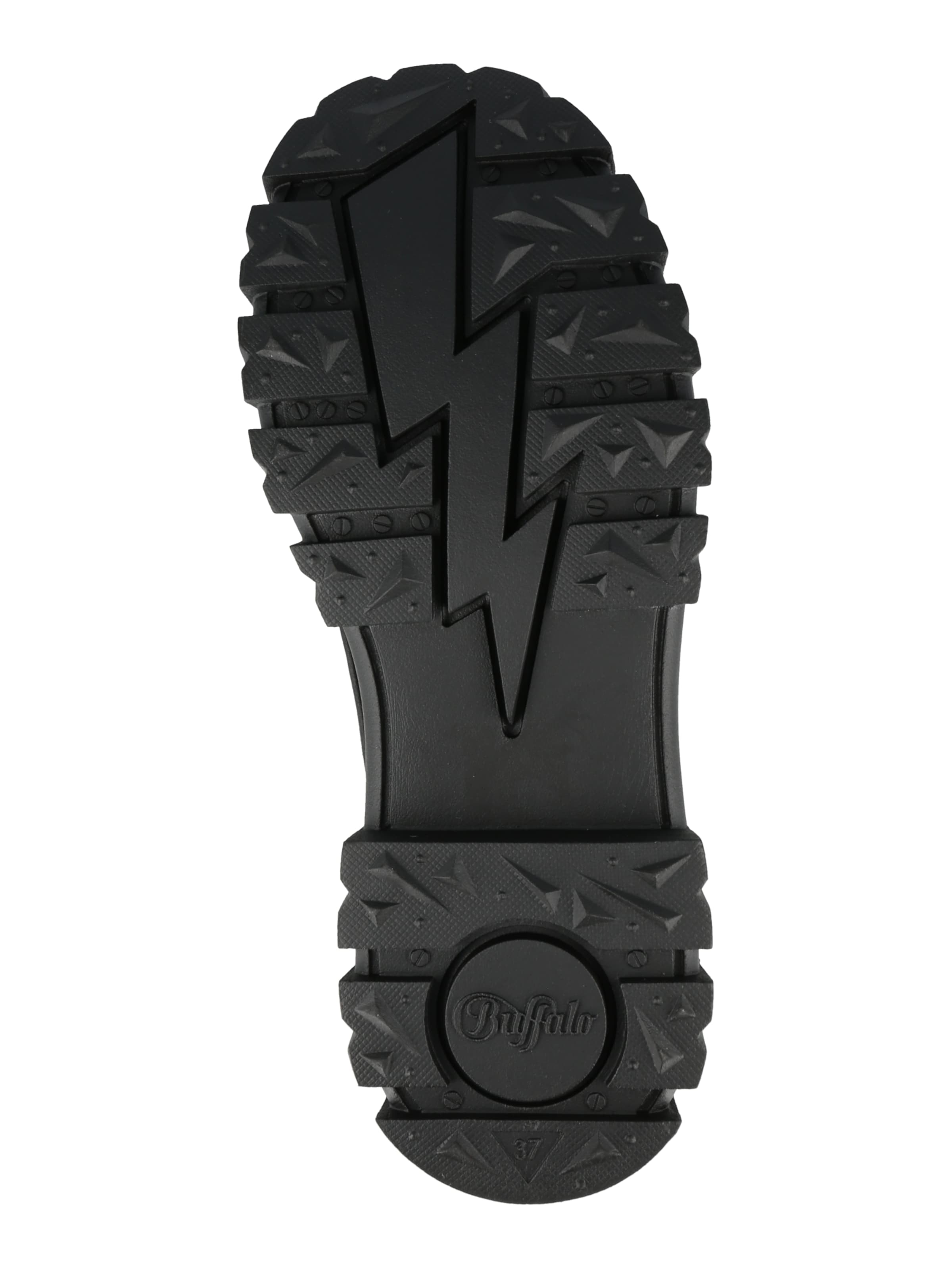 BUFFALO Schnürstiefelette 'Aspha NC' in Schwarz