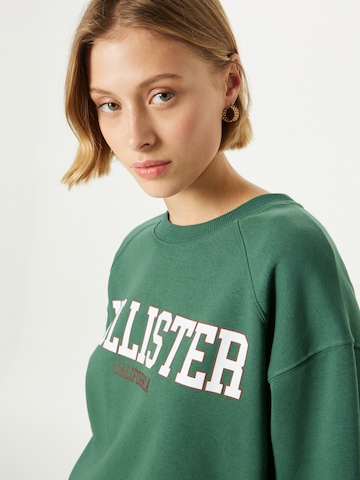 HOLLISTERSweater majica - zelena boja