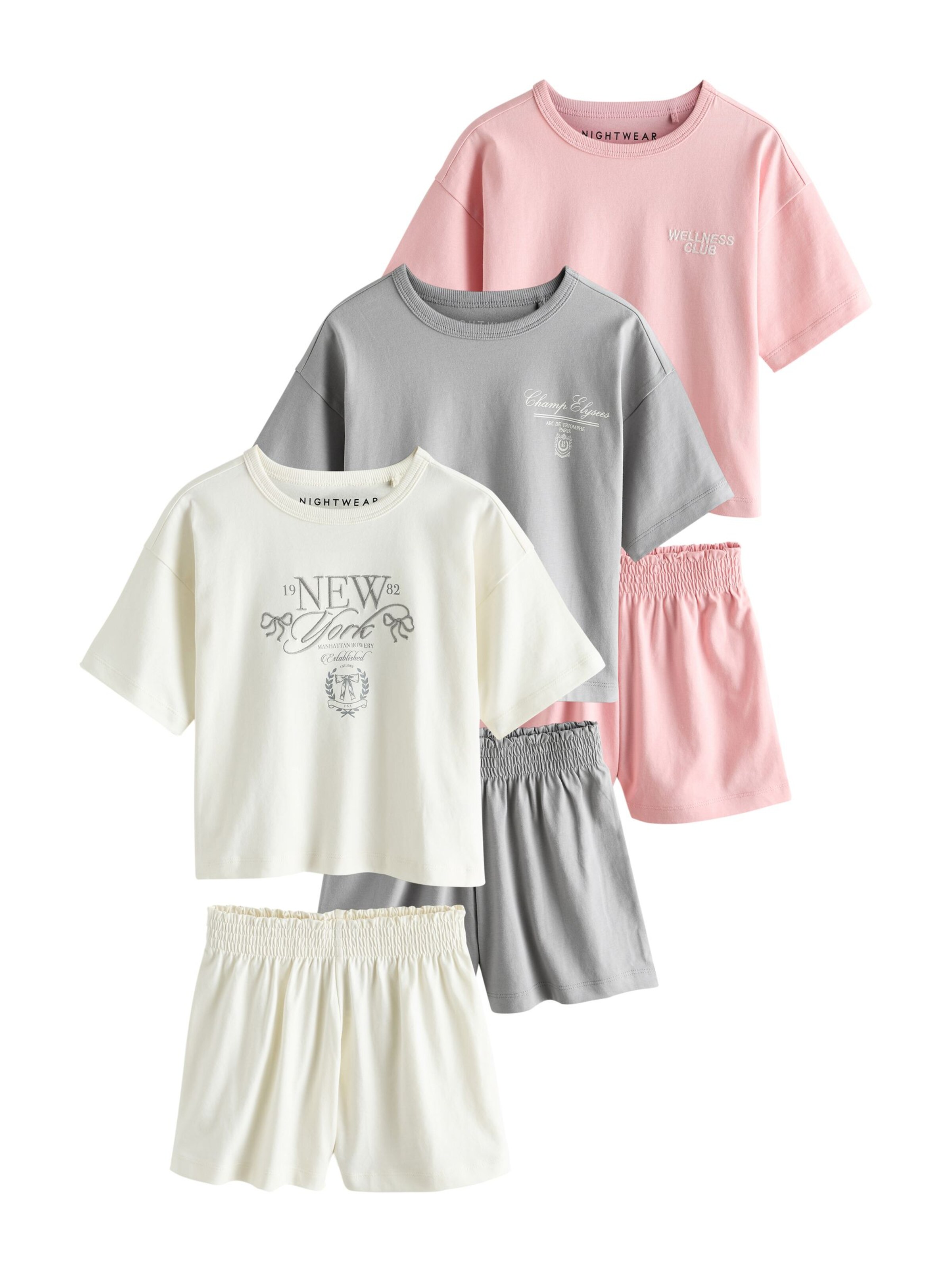 Pyjama Next en gris : devant