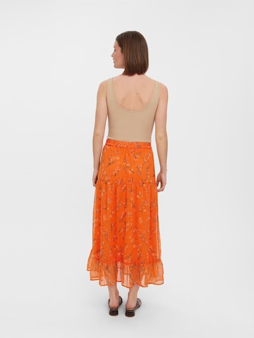 VERO MODA Spódnica 'Kaya' w kolorze pomarańczowy