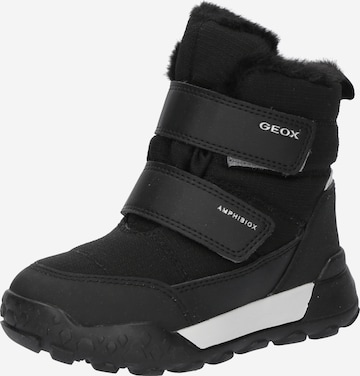 GEOX Snowboots 'Trekkyup' in Schwarz: Vorderseite
