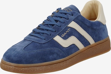 Baskets basses GANT en bleu : devant