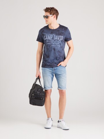 Maglietta di CAMP DAVID in blu