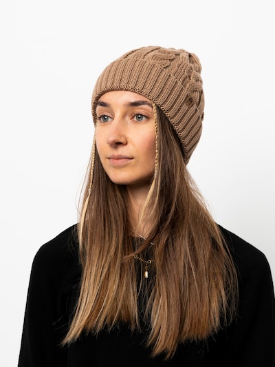 KOPYTO Mütze 'SCHAF' in kastanienbraun, Produktansicht