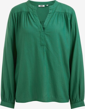 WE Fashion Bluzka w kolorze zielony: przód