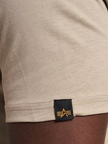 ALPHA INDUSTRIES Shirt in Beige