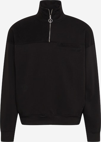 !Solid Sweatshirt in Schwarz: predná strana