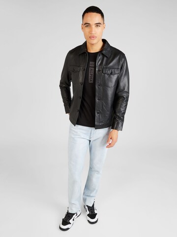 ALPHA INDUSTRIES Koszulka w kolorze czarny