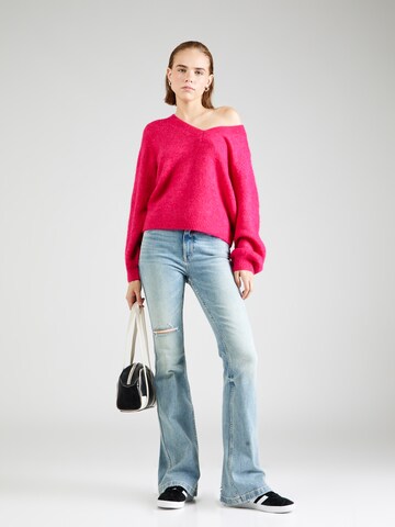 VILA Sweater 'JAMINA' in Pink