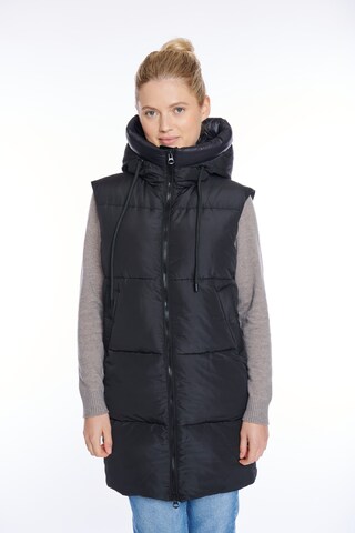 Hailys Vest in Black: front