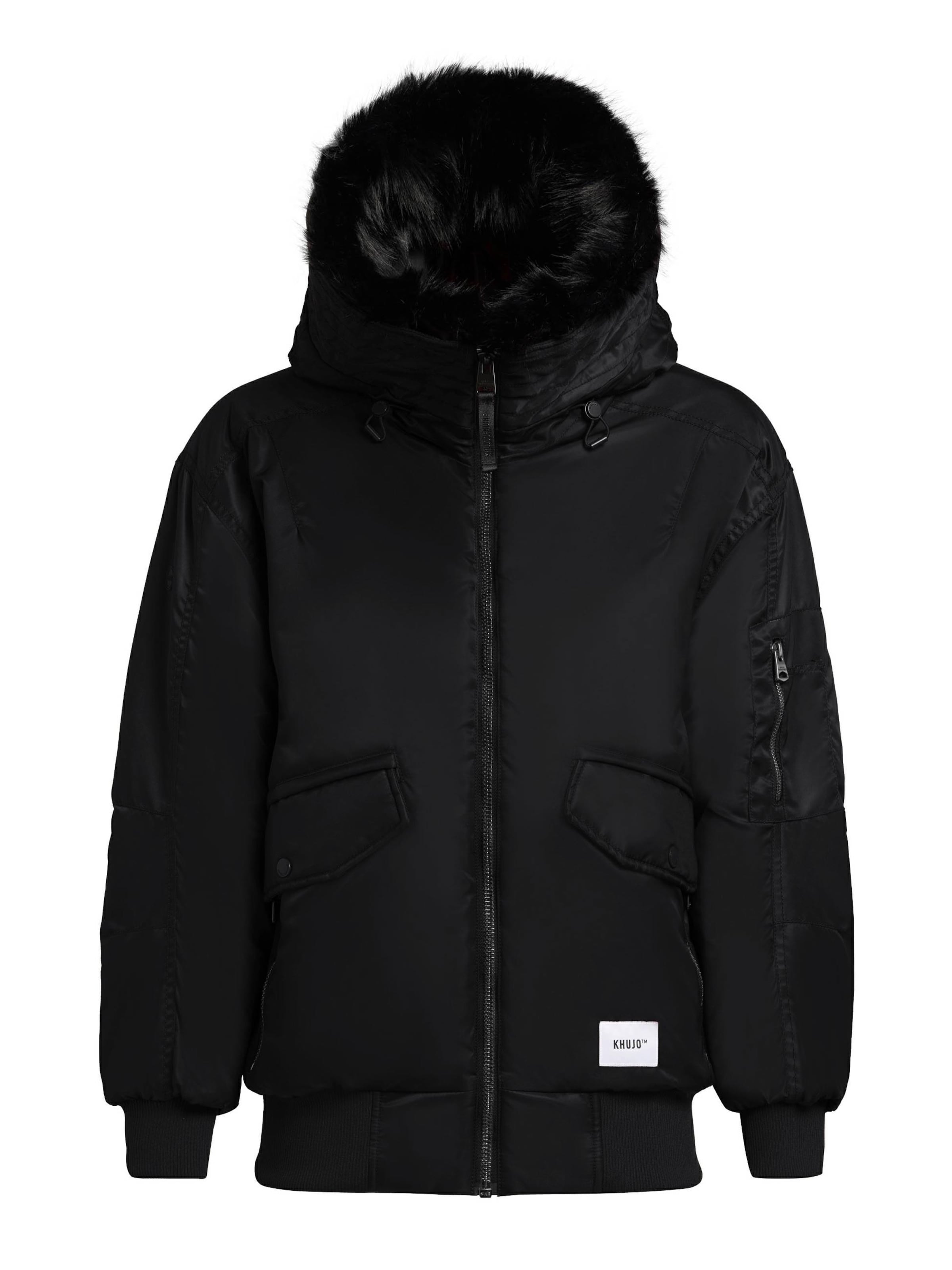 khujo Veste d’hiver 'Cela' en noir, Vue avec produit