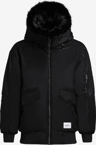 khujo Winter Jacket 'Cela' in Black: front
