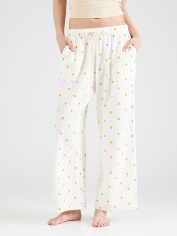 Lindex - Calças de pijama em branco: frente