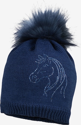 MAXIMO Beanie in Blue: front