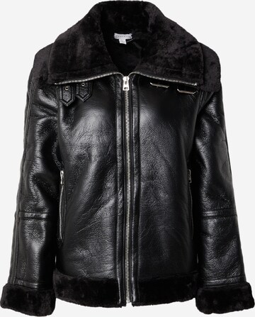 TOPSHOP Between-Season Jacket in Black: front