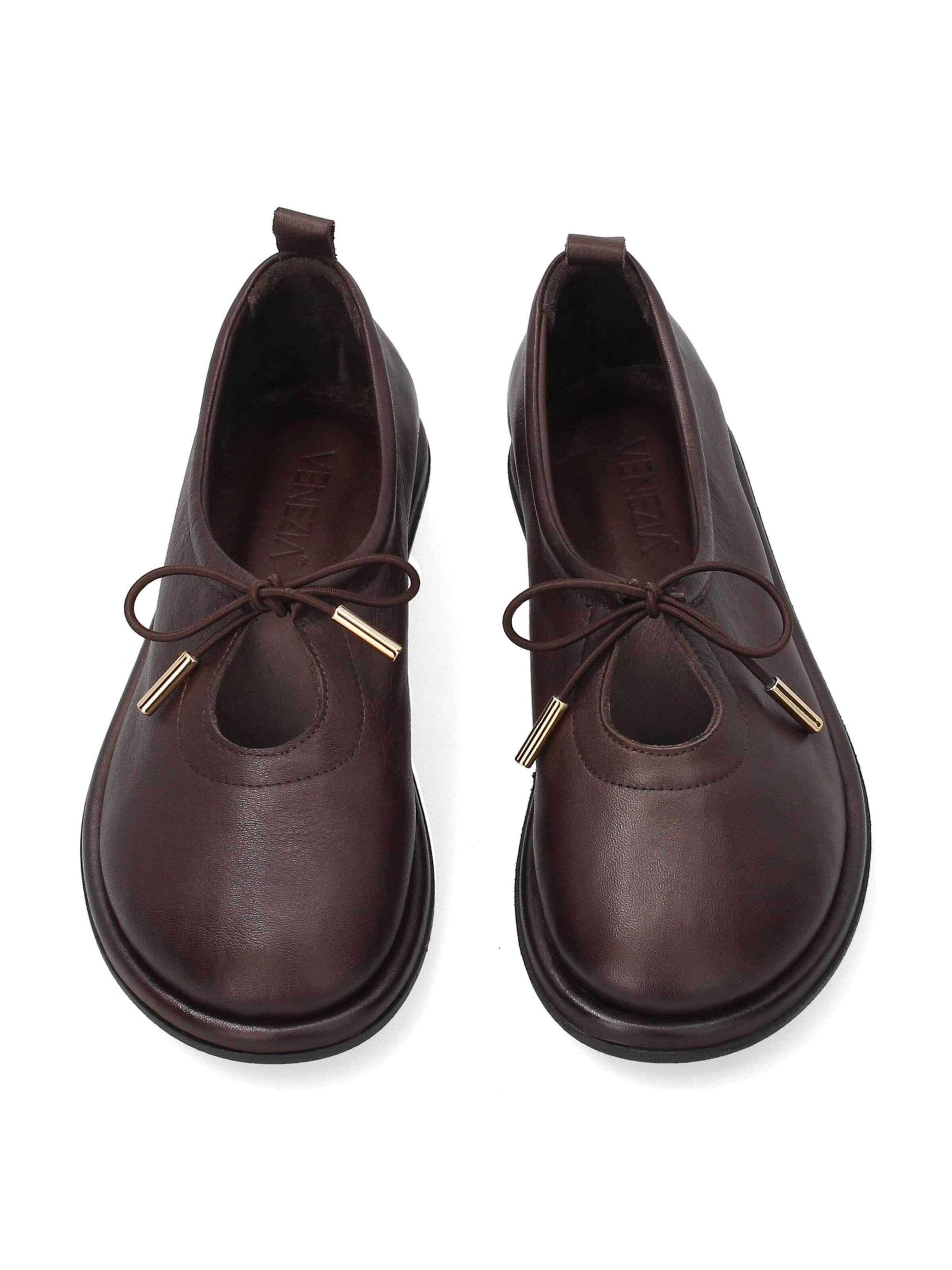 VENEZIA Ballet Flats in Brown