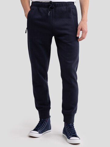 BIG STAR Tapered Broek 'KERSYN' in Blauw: voorkant