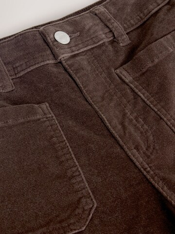Wide Leg Pantalon Next en marron