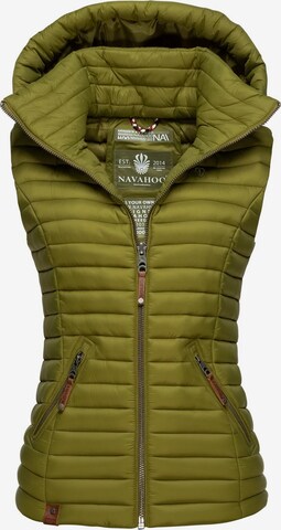 NAVAHOO Bodywarmer 'Shadaa' in Groen: voorkant