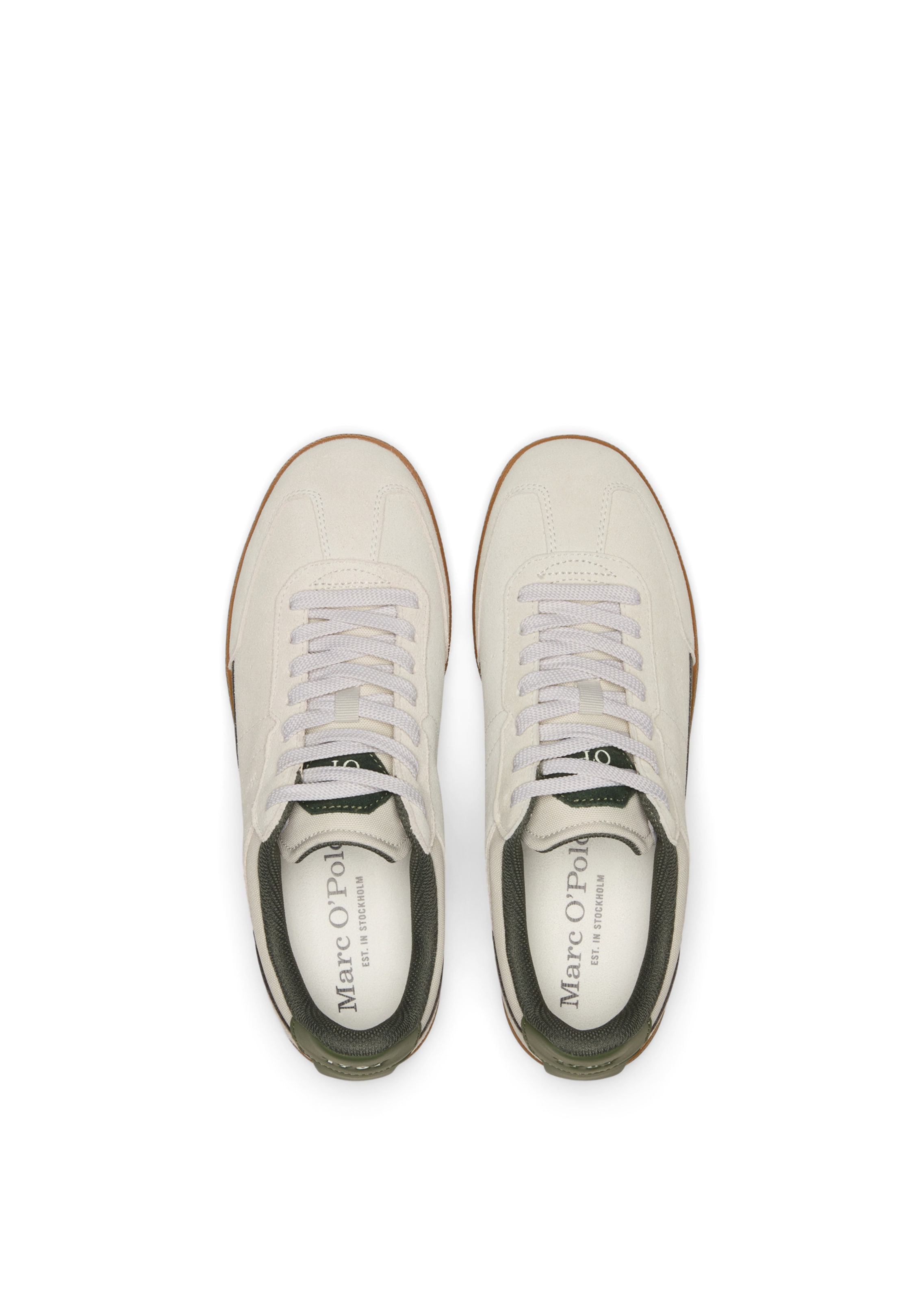 Baskets basses 'Charlie' Marc O'Polo en blanc