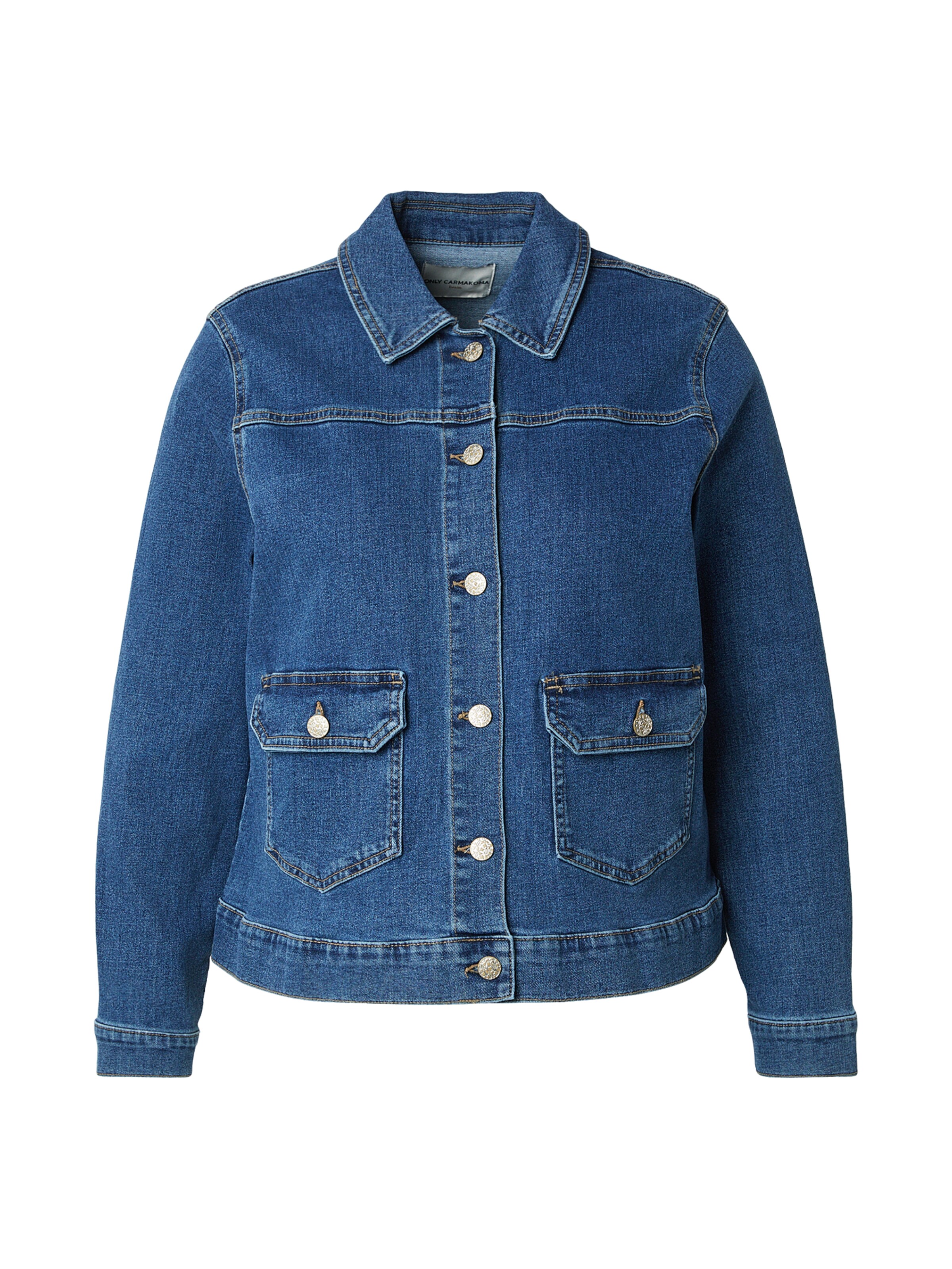 ONLY Carmakoma Jacke 'CARMADISON' in Blau: Vorderseite