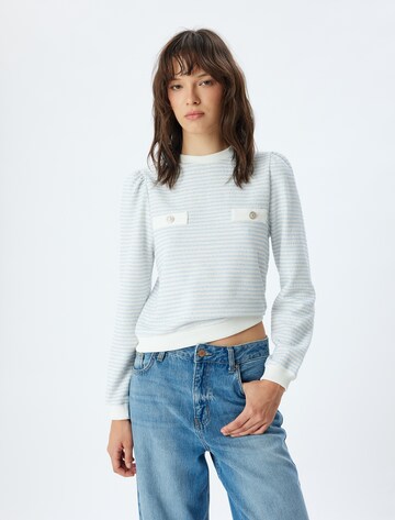 Koton Sweatshirt in Blau: Vorderseite