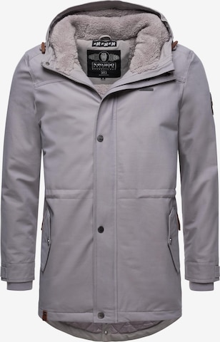 Parka invernale 'Manaka' di NAVAHOO in grigio: frontale