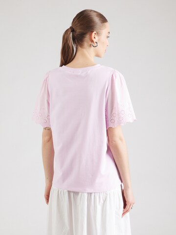 VILA T-shirt i rosa