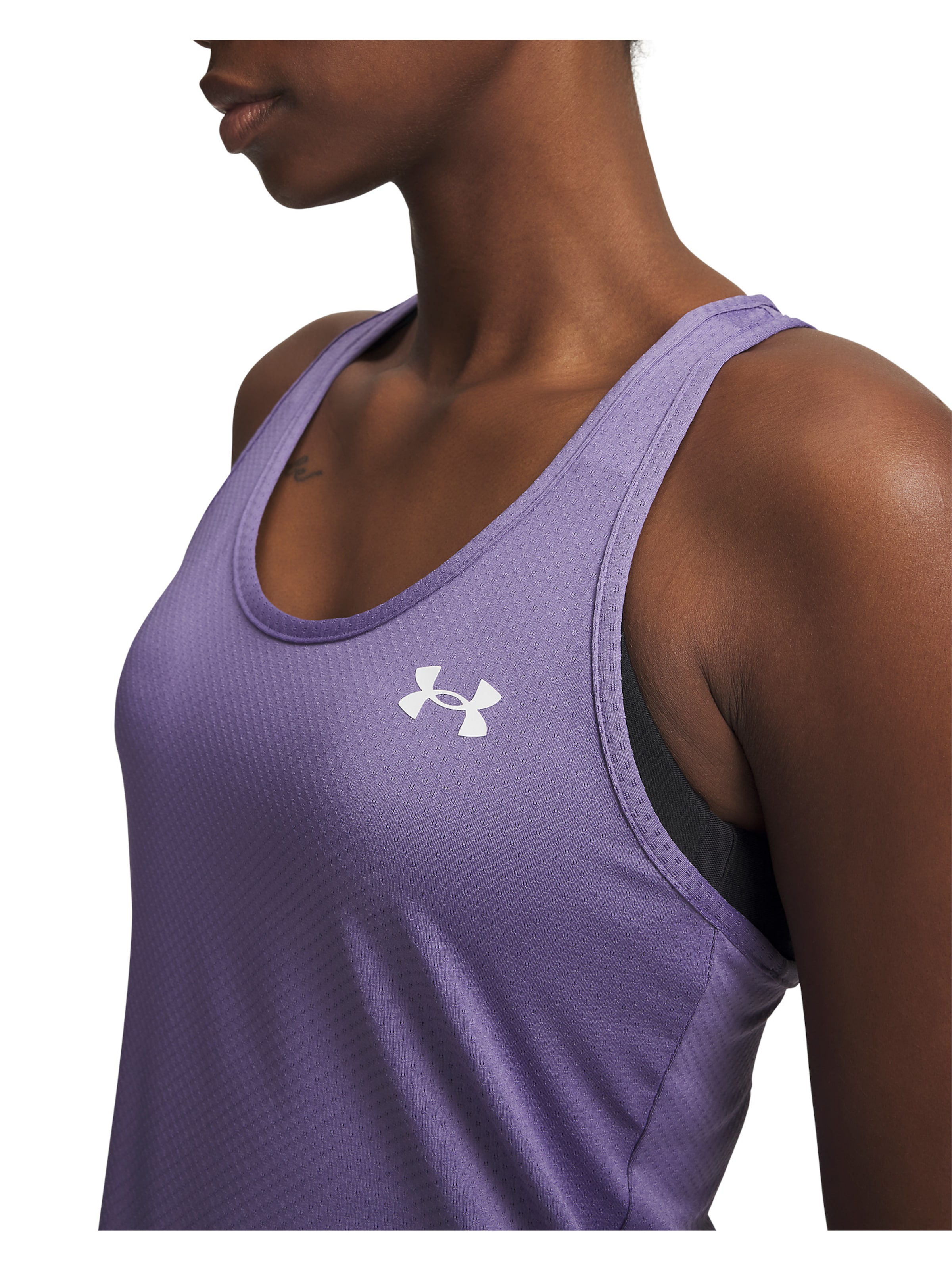 UNDER ARMOUR Sporttop 'Tech' in Lila