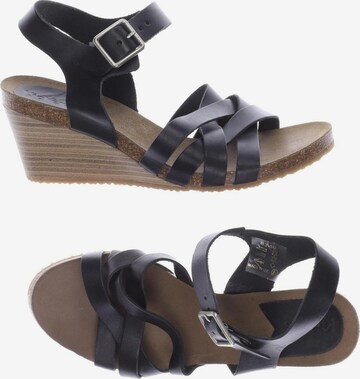 Kickers Sandalen 38 in Schwarz: predná strana