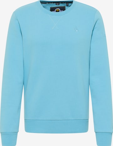 Sweat-shirt Schmuddelwedda en bleu : devant