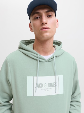 Bluză de molton 'JJHAYATO' de la JACK & JONES pe verde