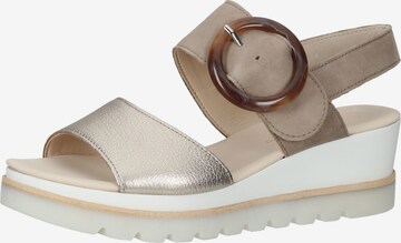 GABOR Sandals in Beige: front