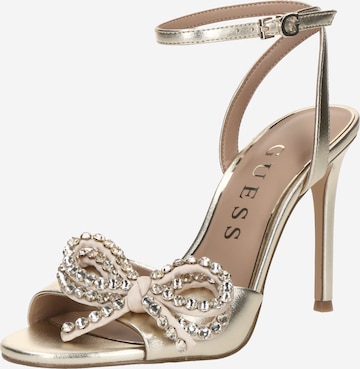 Sandalo con cinturino 'Charmin' di GUESS in oro: frontale
