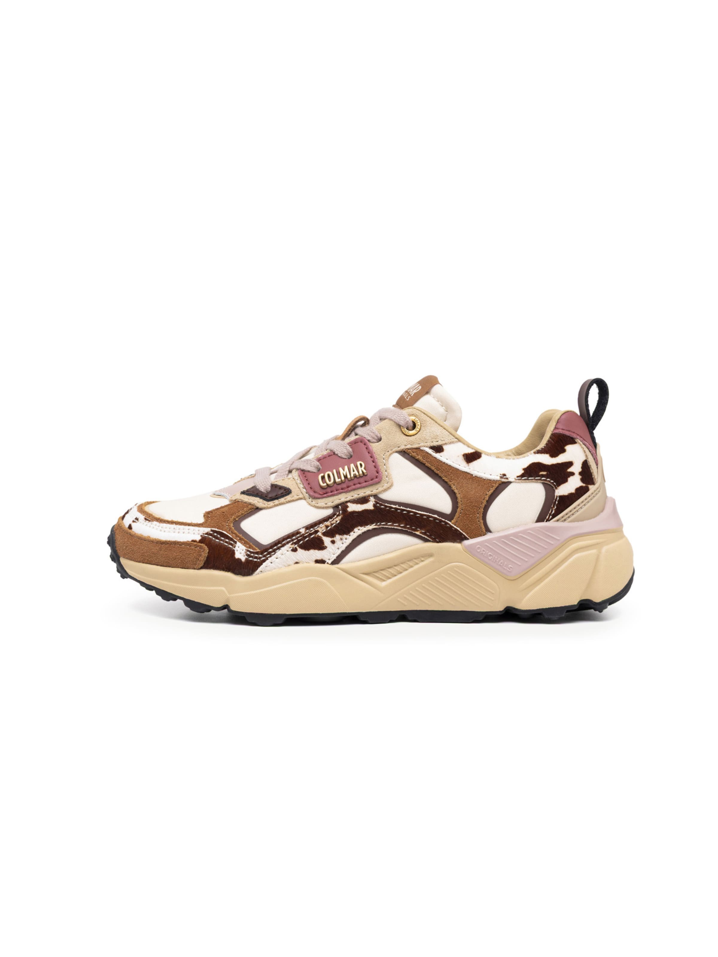 Sneaker bassa 'Garner Spots' di Colmar in marrone: frontale