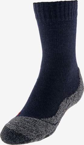 FALKE Athletic Socks in Blue: front