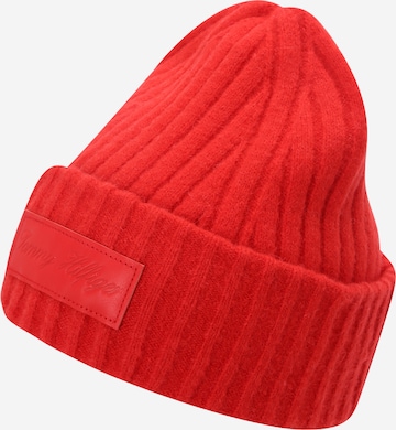 TOMMY HILFIGER Beanie in Red: front