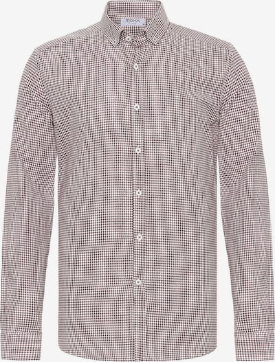 Marškiniai iš Moxx Paris, spalva – tamsiai ruda / balta, Prekių apžvalga