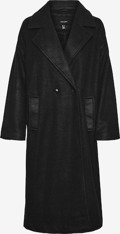 Vero Moda Curve Between-Seasons Coat 'Spencer' in Black: front