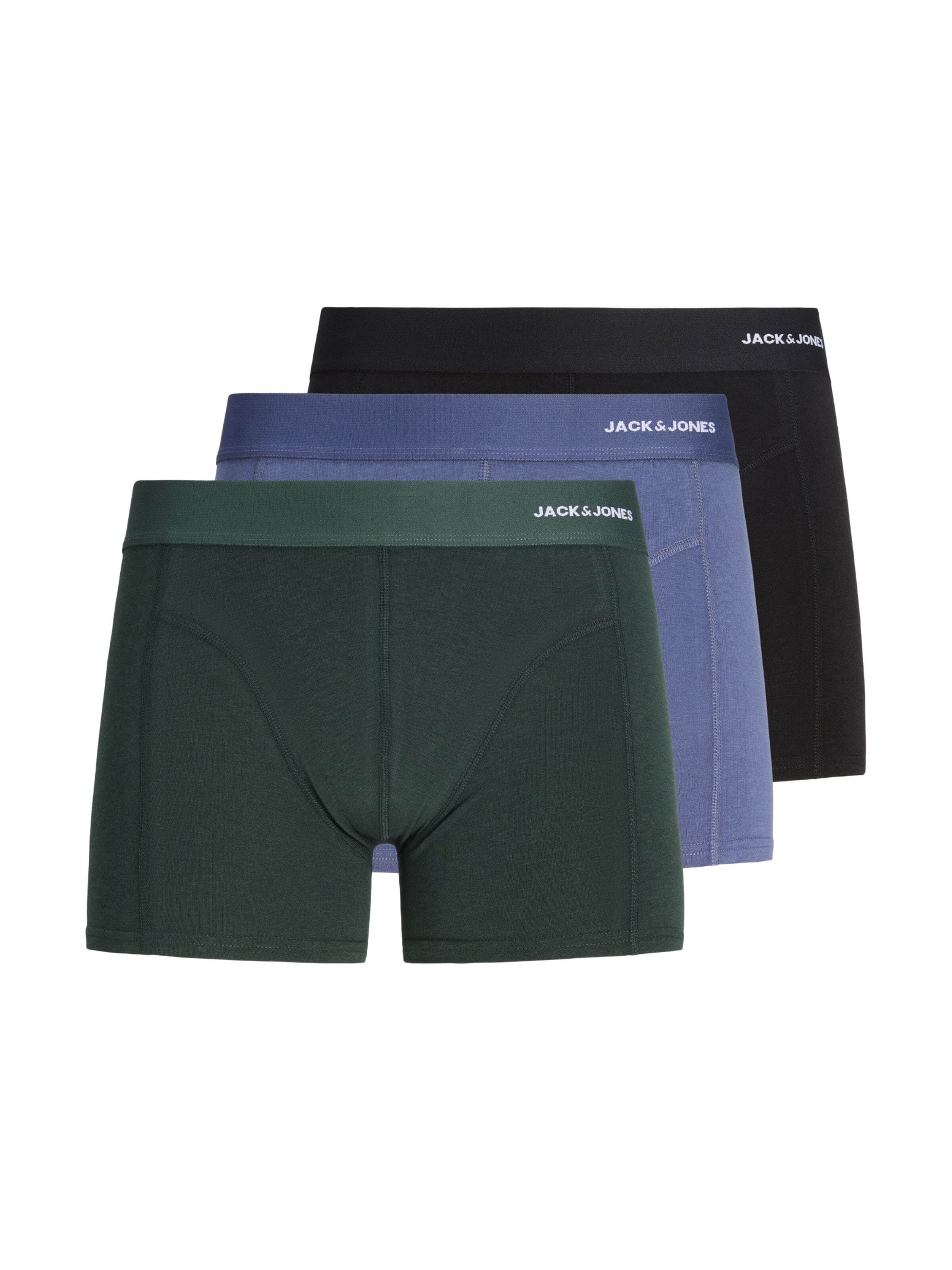JACK & JONES Boxers 'JACComo' en XL en bleu / vert foncé / noir, Vue avec produit