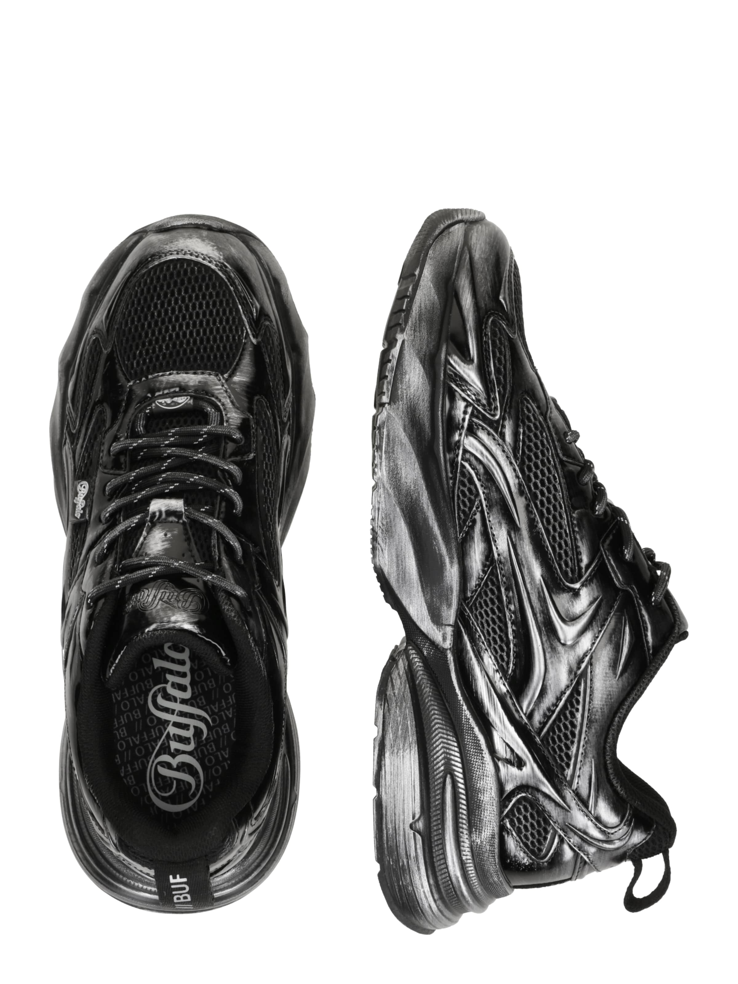 BUFFALO Низкие кроссовки 'Gianna' в Черный