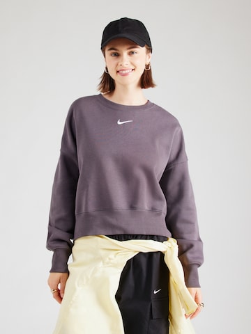 Nike Sportswear Sweatshirt 'PHOENIX FLEECE' in Grijs: voorkant