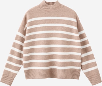 Pull-over 'MINERVA' MANGO en marron : devant