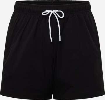 BOSS Board Shorts in Black: front