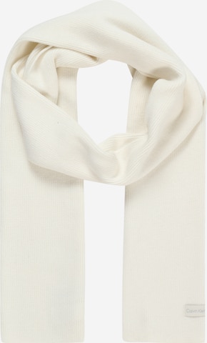 Sciarpa di Calvin Klein in bianco: frontale